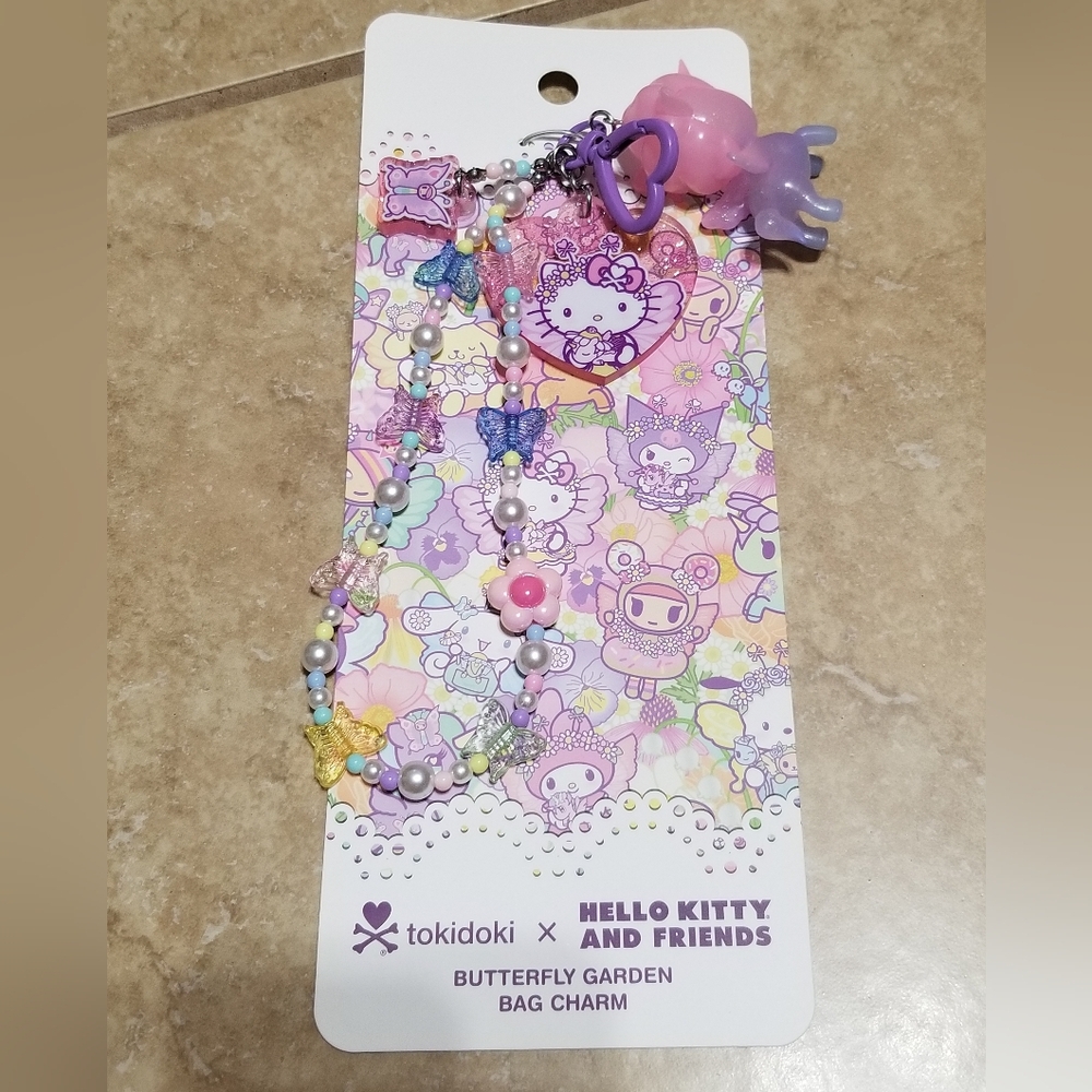 Tokidoki x Hello Kitty and Friends Butterfly Garden Bag Charm